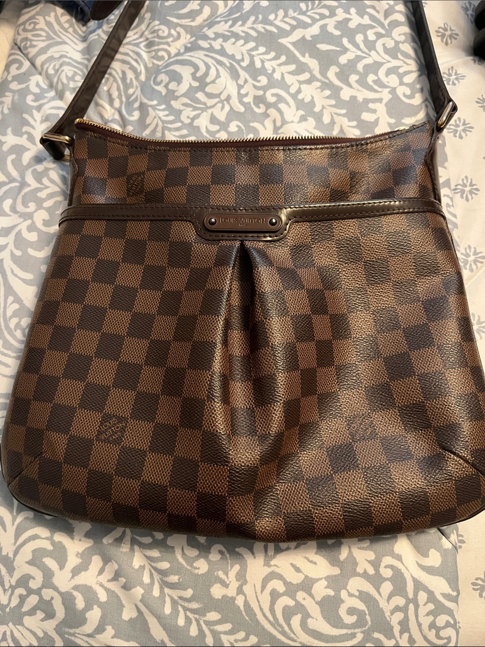 Louis Vuitton Damier Ebene Checkerboard Brown Crossbody